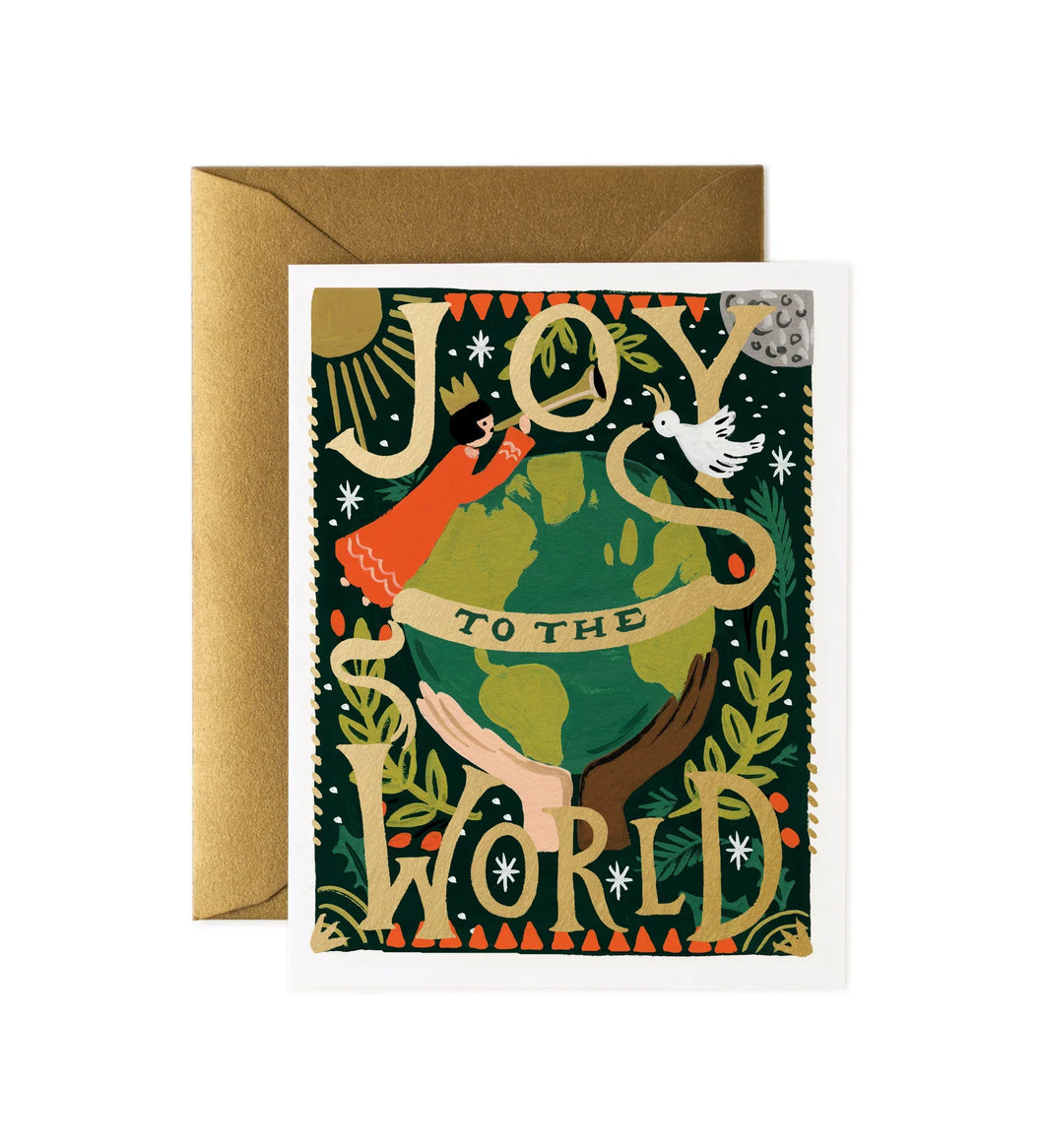 Joy To The World Card by Rifle Paper Co.