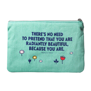Moomin Recycled Cotton Pouch -Hug