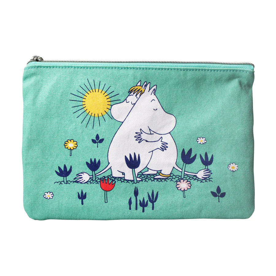 Moomin Recycled Cotton Pouch -Hug