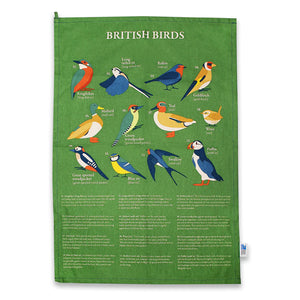 RSPB Tea Towel - Garden Birds