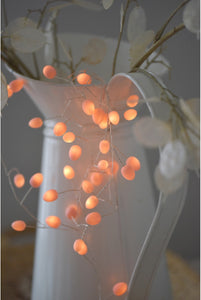 Teardrops Battery Operated Lights - Pink