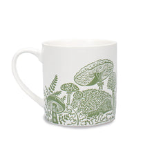 Load image into Gallery viewer, mug by Kate Heiss in woodland green
