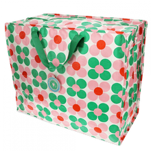 Load image into Gallery viewer, Pink and Green Daisy Jumbo Bag
