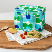 Load image into Gallery viewer, Blue and Green Daisy Lunch Bag by Rex London

