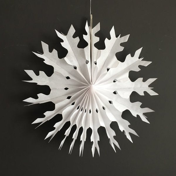 Paper Fan Snowflake - Mini  Feather