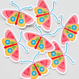 Vinyl Sticker Bright Moth
