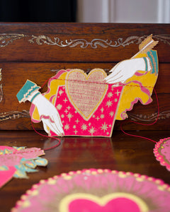 East End Press Paper Garland- Hearts
