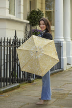 Load image into Gallery viewer, Morris &amp; Co UV Minilite Umbrella, The Beauty of Life Sunflower, by Fulton
