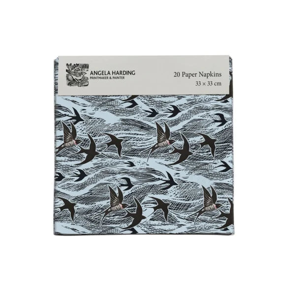 Angela Harding - Swallows & Sea Paper Napkins by Museums & Galleries