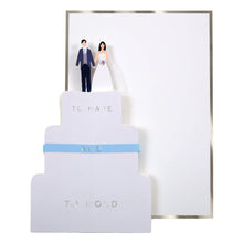 Load image into Gallery viewer, Meri Meri - Honeycomb Card Wedding Cake
