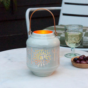 Enamel Tealight Lantern