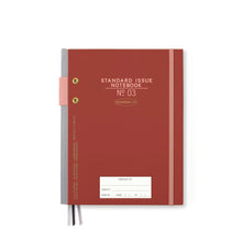 Load image into Gallery viewer, Standard Issue No.03 Hardcover Planner - Rosewood &amp; Blush by Designworks Ink
