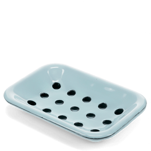 Enamel Soap Dish - Blue