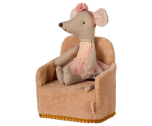 Load image into Gallery viewer, Maileg Chair Mouse - Powder Velvet
