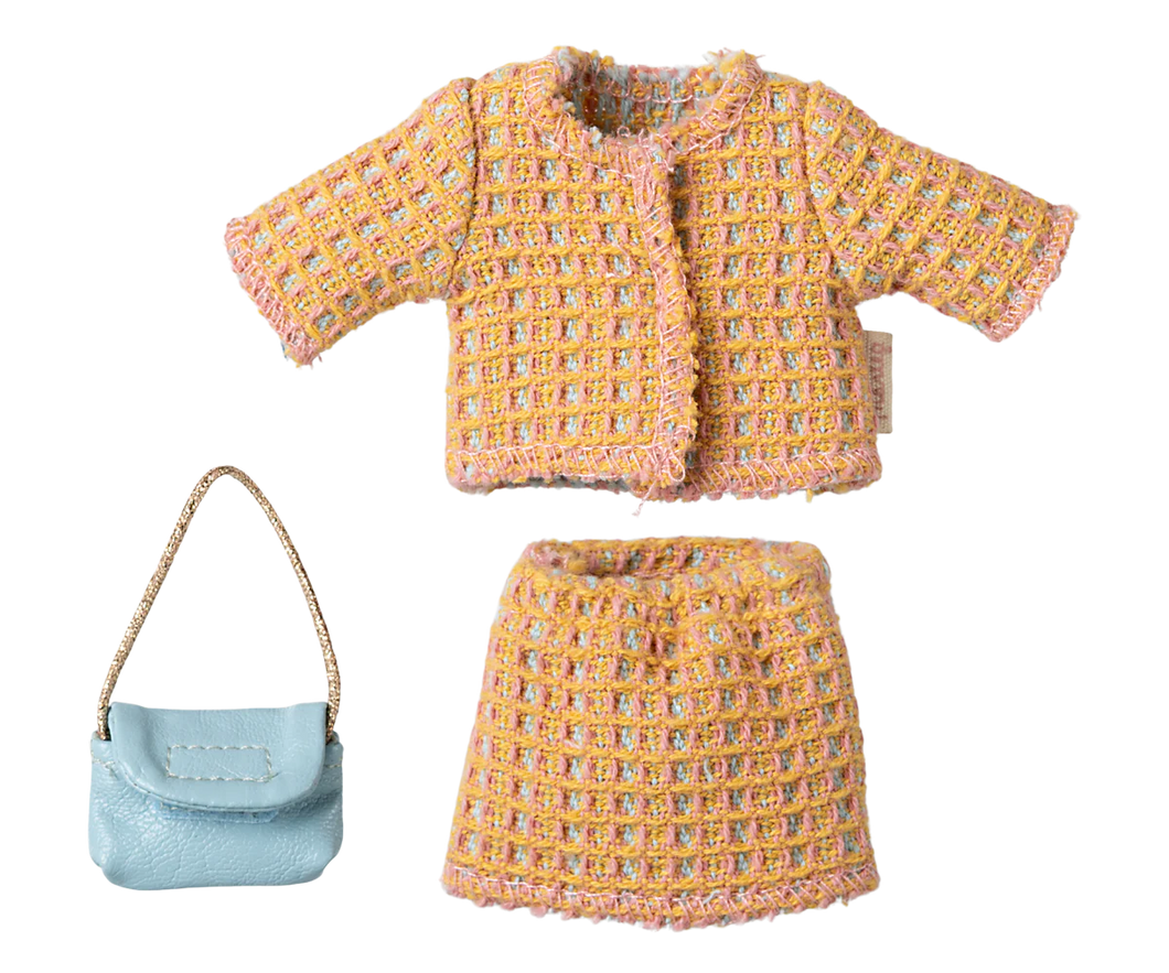 Maileg - Suit & Bag - Mum Mouse