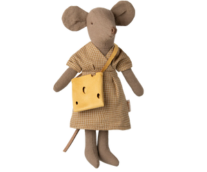 Maileg Mum Mouse - Checked Dress