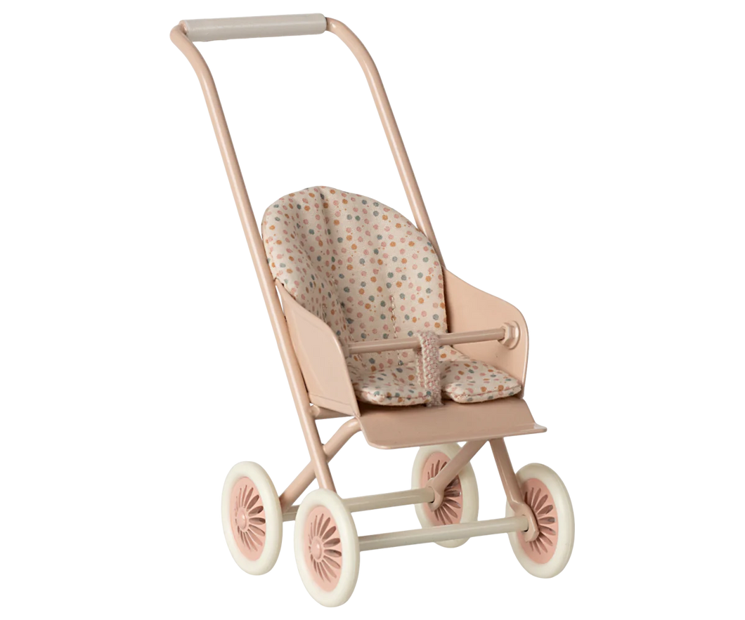 Maileg - Stroller Micro Powder - Mouse