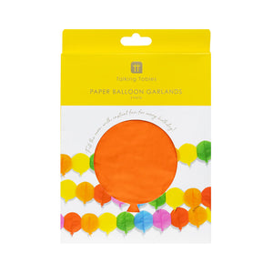 Talking Tables Paper Garland - Balloon Shaped