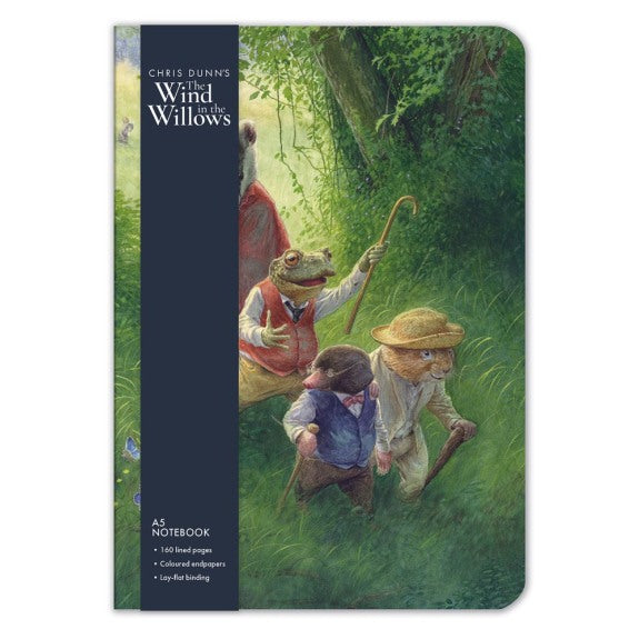 Chris Dunn’s The Wind In The Willows - Summer Evening WalkA5 Notebook
