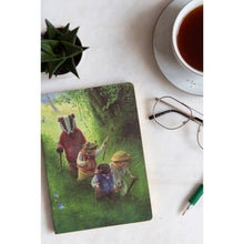 Load image into Gallery viewer, Chris Dunn’s The Wind In The Willows - Summer Evening WalkA5 Notebook
