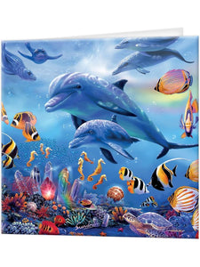 Seahorse Kingdom - 3D Greetings Card