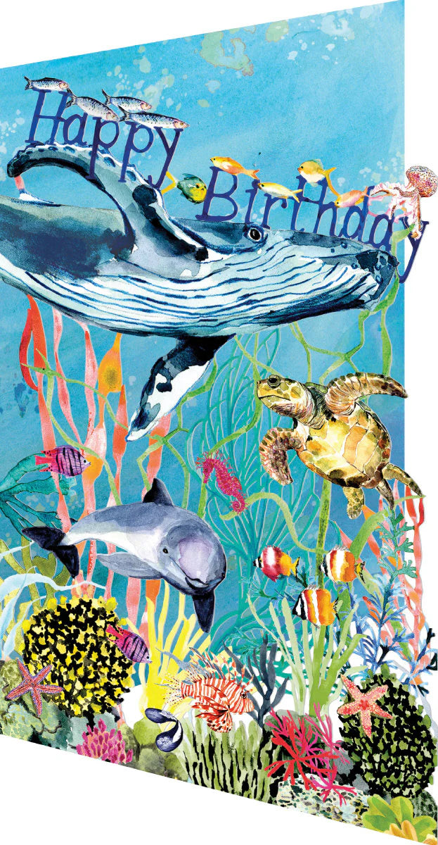 Oceania Happy Birthday Lasercut Card - Roger La Borde