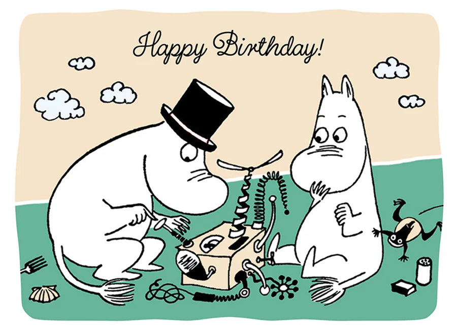 Moomin DIY Birthday Letterpress Card