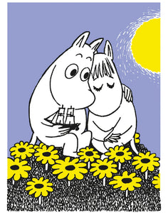 Moomin In Love Letterpress Card