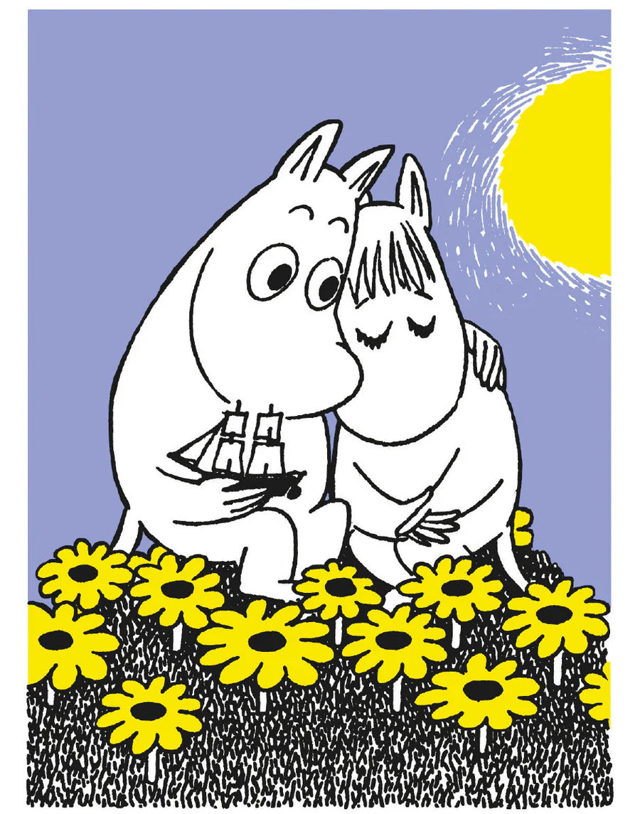 Moomin In Love Letterpress Card