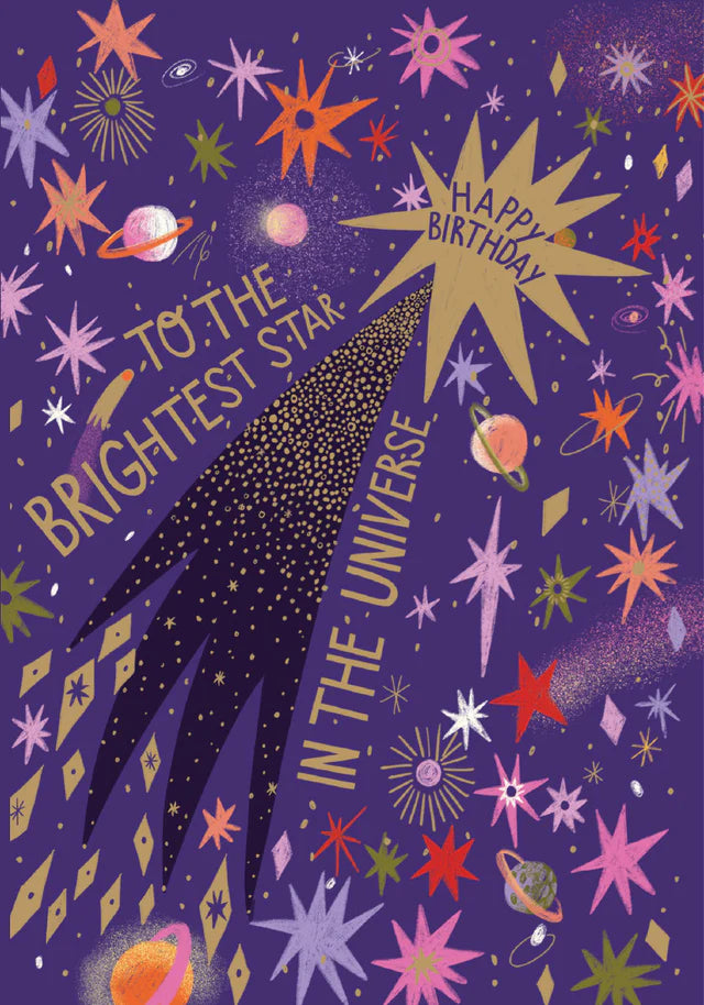 Brightest Star Birthday Card