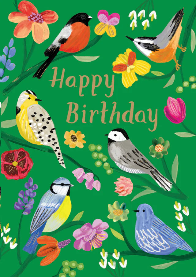 Birdhaven Birthday Greeting Card