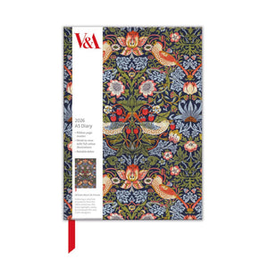 V&A 2026 A5 Diary - William Morris