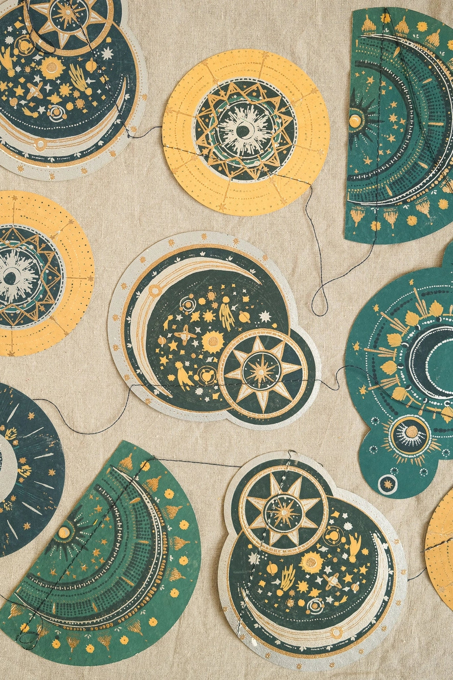 East End Press Sewn Garland - Celestial