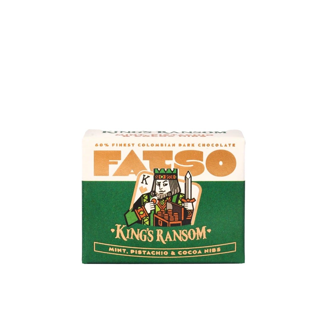 Fatso Mini Bar 40g - Dark chocolate - King’s Ransom