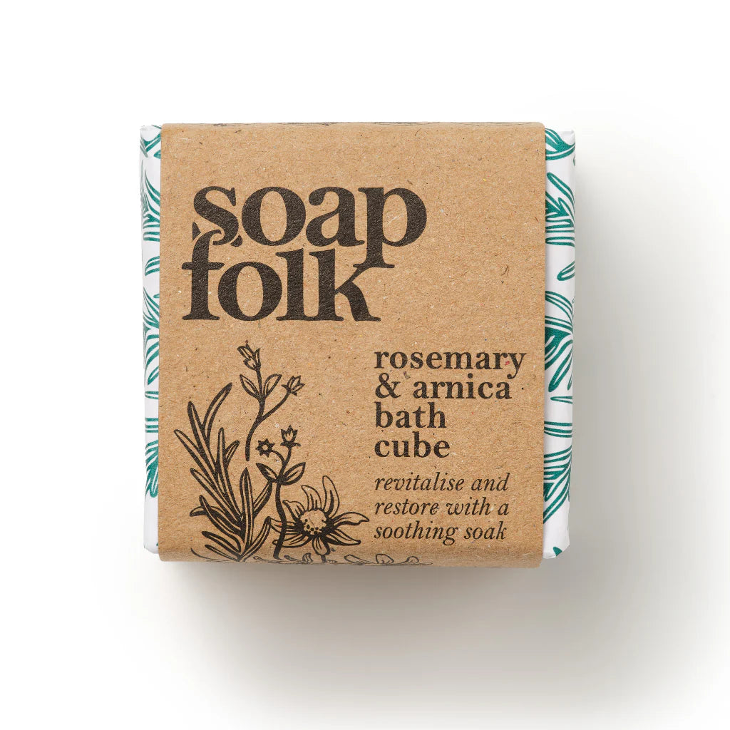 Soap Folk Salt Bath Cube 150g - Rosemary & Arnica