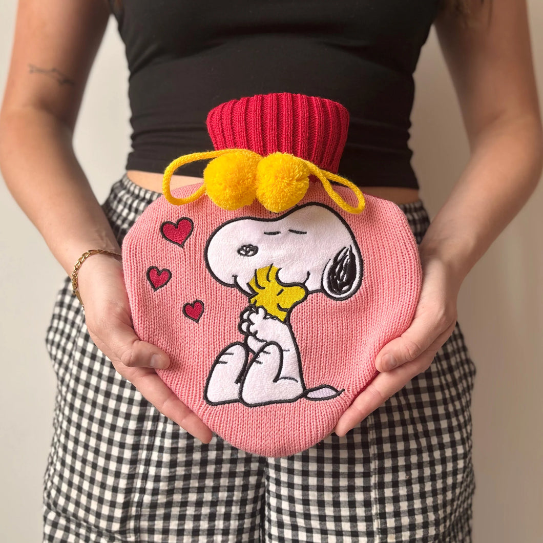 Hot Water Bottle - Snoopy Love