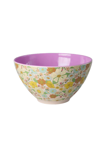 Melamine Salad Bowl - Flower Power
