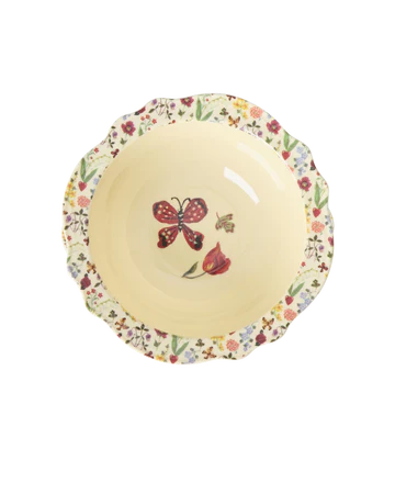 Melamine Small Bowl - Nathalie Lete Print - Vintage by Rice