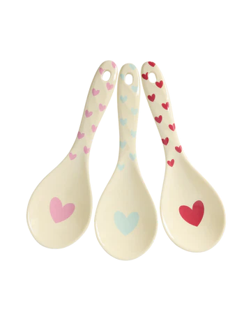 Rice DK - Melamine Salad Spoon - Favourite Hearts