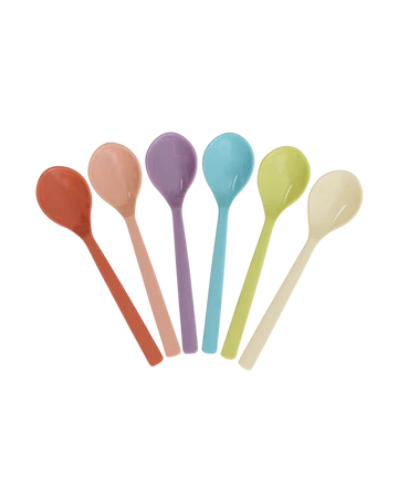 Rice DK Melamine Spoons, Set of 6 - Glorious Days