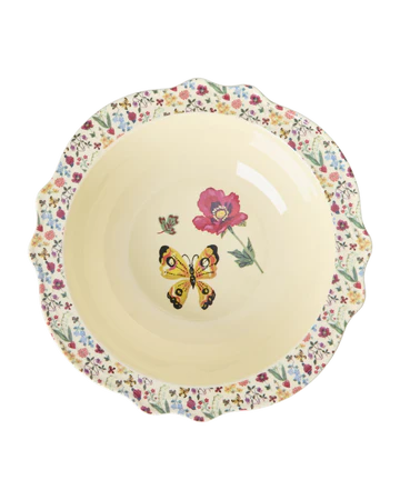 Melamine Large Bowl - Nathalie Lete Print - Vintage by Rice