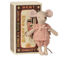 Load image into Gallery viewer, Maileg Big Sister Mouse In Matchbox
