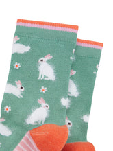 Load image into Gallery viewer, Women’s Socks - Fluffy Bunny
