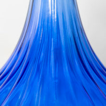 Load image into Gallery viewer, Scalloped Glass Vase - Cobalt Blue
