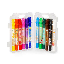 Load image into Gallery viewer, Legami Twist-Up Wax Crayons - Teddy Friends
