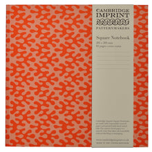 Load image into Gallery viewer, Square Notebook Lined Paper - Kelp Tangerine by Cambridge Imprint
