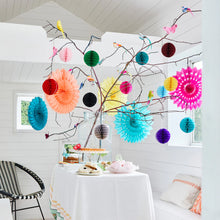 Load image into Gallery viewer, Paper Ball Decoration Teal by Petra Boase
