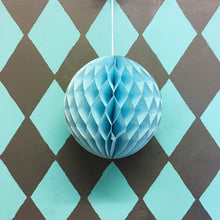 Load image into Gallery viewer, Paper Ball Decoration Pale Blue  by Petra Boase
