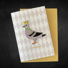 Load image into Gallery viewer, Iron On Patch Card  Pigeon -  by Petra Boase
