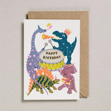 Load image into Gallery viewer, Petra Boase Greeting Card - Dinsosaurs Birthday Party
